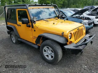 2012 Jeep Wrangler Sport with VIN 1C4AJWAG6CL247929, listed as a Copart auction lot 58942515 with 113,833 mi miles and Salvage title. Bid and sale history available at DreamBid. Image 4.