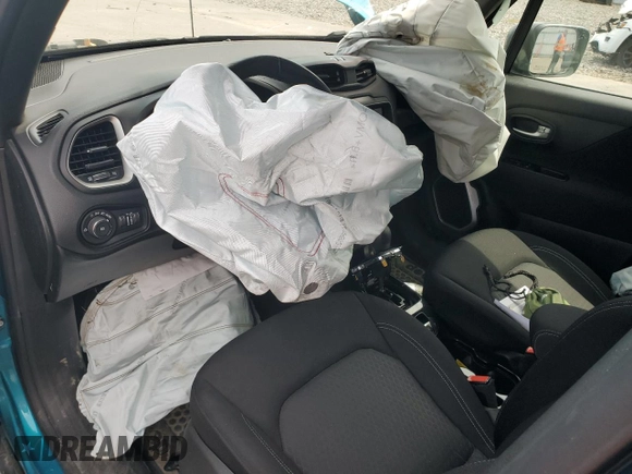 2021 Jeep Renegade 80th Anniversary with VIN ZACNJDBB3MPN31456, listed as a Copart auction lot 56538105 with Not provided miles and Salvage title. Bid and sale history available at DreamBid. Image 8.