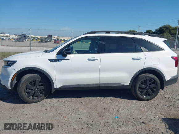 2023 Kia Sorento X-Line S with VIN 5XYRLDLC7PG216279, listed as a IAAI auction lot 41700095 with 21,370 mi miles. Bid and sale history available at carsss.com. Image 14.