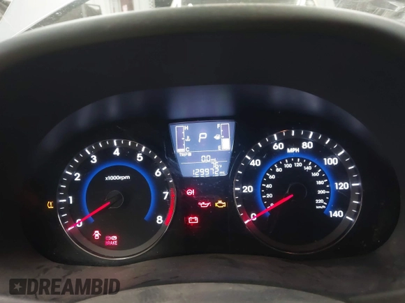 2017 Hyundai Accent SE with VIN KMHCT4AE4HU286778, listed as a IAAI auction lot 41885953 with 129,972 mi miles and . Bid and sale history available at DreamBid. Image 7.
