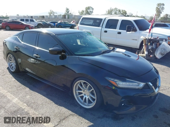 2019 Nissan Maxima SV with VIN 1N4AA6AV0KC379040, listed as a IAAI auction lot 42003805 with 53,724 mi miles and . Bid and sale history available at DreamBid. Image 1.