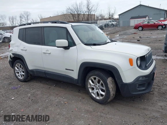 2018 Jeep Renegade Latitude with VIN ZACCJABB3JPJ30796, listed as a IAAI auction lot 41925363 with 71,397 mi miles. Bid and sale history available at carsss.com. Image 13.