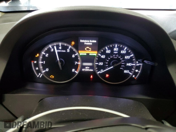 2016 Acura RDX Advance with VIN 5J8TB4H73GL007812, listed as a Copart auction lot 58619505 with 71,244 mi miles and Clean title. Bid and sale history available at DreamBid. Image 9.