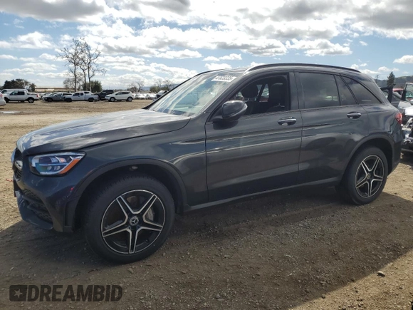 2022 Mercedes-Benz GLC 300 with VIN W1N0G8EB6NV346092, listed as a Copart auction lot 47623335 with 24,064 mi miles and Clean Title. Bid and sale history available at DreamBid. Image 1.