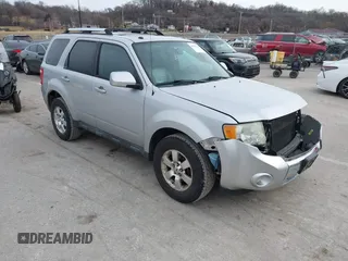 2011 Ford Escape Limited with VIN 1FMCU9E7XBKB43374, listed as a IAAI auction lot 41518116 with 151,444 mi miles and . Bid and sale history available at DreamBid. Image 1.