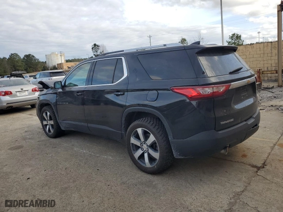 2018 Chevrolet Traverse LT Leather with VIN 1GNERHKW8JJ156950, listed as a Copart auction lot 46808745 with 0 mi miles and Salvage Title. Bid and sale history available at carsss.com. Image 2.