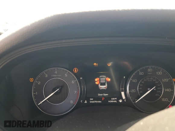 2021 Acura TLX with VIN 19UUB5F35MA003021, listed as a Copart auction lot 62296345 with 46,078 mi miles and Salvage title. Bid and sale history available at DreamBid. Image 9.