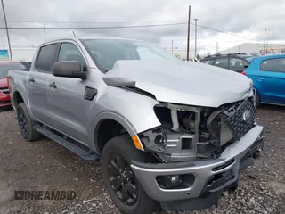 2022 Ford Ranger XL with VIN 1FTER4FH4NLD17091, listed as a IAAI auction lot 40592602 with 21,847 mi miles. Bid and sale history available at carsss.com. Image 1.