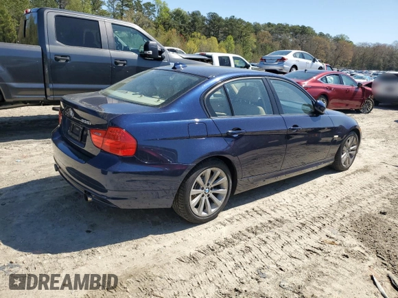 2011 BMW 3 Series 335i xDrive with VIN WBAPL5C58BA983174, listed as a Copart auction lot 53597015 with 216,656 mi miles and Clean title. Bid and sale history available at DreamBid. Image 3.