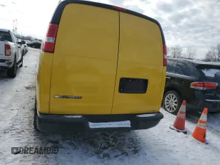 2019 Chevrolet Express Cargo Van with VIN 1GCWGBFP5K1158353, listed as a Copart auction lot 87756085 with 284,043 mi miles and Salvage Title. Bid and sale history available at carsss.com. Image 6.