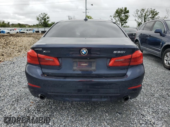 2017 BMW 5 Series 530i xDrive with VIN WBAJA7C3XHWA70310, listed as a Copart auction lot 52139025 with 56,498 mi miles and Clean Title. Bid and sale history available at carsss.com. Image 6.