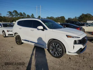 2022 Hyundai Santa Fe Calligraphy with VIN 5NMS54AL1NH441458, listed as a Copart auction lot 84465554 with 42,150 mi miles and Salvage Title. Bid and sale history available at carsss.com. Image 4.