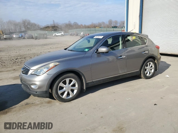 2010 Infiniti EX Journey z VIN JN1AJ0HR5AM752990, wystawiony jako Copart lot #50425075 z przebiegiem 277 448 mil mil oraz Szkoda całkowita • Salvage title. Historia ofert i sprzedaży dostępna na DreamBid. Obrazek 1.