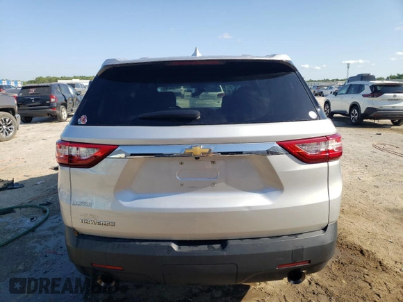 2019 Chevrolet Traverse LS z VIN 1GNERFKW6KJ269043, wystawiony jako Copart lot #53783705 z przebiegiem 98 910 mil mil oraz Nie do naprawy • Non repairable. Historia ofert i sprzedaży dostępna na DreamBid. Obrazek 6.