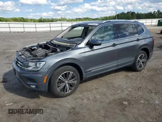 2018 Volkswagen Tiguan SEL с VIN 3VV2B7AXXJM046085, выставлен на аукционе Copart как лот 55147435 с пробегом 79 372 миль миль и Списание • Salvage title. История ставок и продаж доступна на DreamBid. Изображение 1.