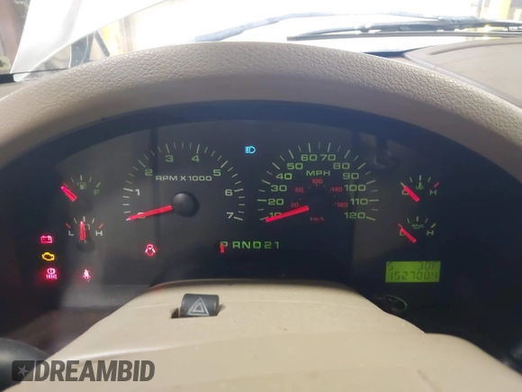 2005 Ford F-150 XL with VIN 1FTRF12W15NA18935, listed as a IAAI auction lot 41942570 with 152,708 mi miles and . Bid and sale history available at DreamBid. Image 7.