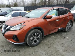 2020 Nissan Murano SV with VIN 5N1AZ2BS5LN163010, listed as a Copart auction lot 44790345 with 81,932 mi miles and Salvage Title. Bid and sale history available at DreamBid. Image 1.