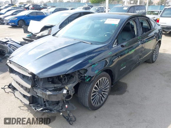 2018 Ford Fusion Titanium with VIN 3FA6P0RU6JR115236, listed as a IAAI auction lot 42111343 with 106,858 mi miles and . Bid and sale history available at DreamBid. Image 2.