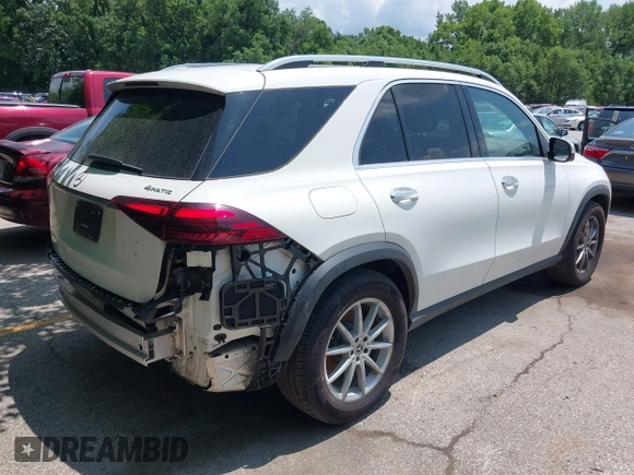 2024 Mercedes-Benz GLE 350 with VIN 4JGFB4FE3RB009514, listed as a IAAI auction lot 42533348 with 39,920 mi miles and . Bid and sale history available at DreamBid. Image 4.