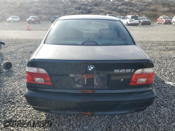 2002 BMW 5 Series 525i with VIN WBADT33462GF42495, listed as a Copart auction lot 48435855 with 132,876 mi miles and Salvage Title. Bid and sale history available at carsss.com. Image 6.