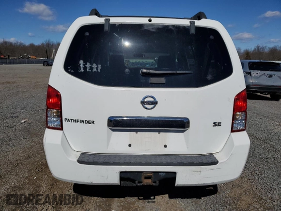 2007 Nissan Pathfinder SE with VIN 5N1AR18W27C608017, listed as a Copart auction lot 48238565 with 153,722 mi miles and Salvage Title. Bid and sale history available at carsss.com. Image 6.
