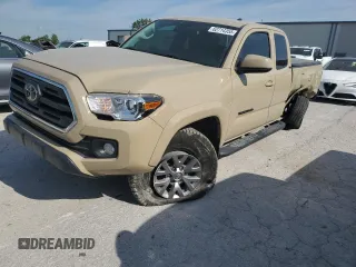 2019 Toyota Tacoma SR5 with VIN 5TFSZ5ANXKX192933, listed as a Copart auction lot 62714355 with 51,655 mi miles and Salvage title. Bid and sale history available at DreamBid. Image 1.