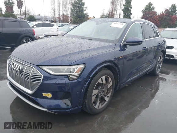 2022 Audi e-tron Premium Plus with VIN WA1LAAGE5NB022695, listed as a IAAI auction lot 41181338 with 14,711 mi miles and . Bid and sale history available at DreamBid. Image 2.