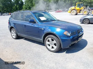 2006 BMW X3 3.0i with VIN WBXPA93416WG85488, listed as a IAAI auction lot 42651480 with 161,847 mi miles and . Bid and sale history available at DreamBid. Image 1.