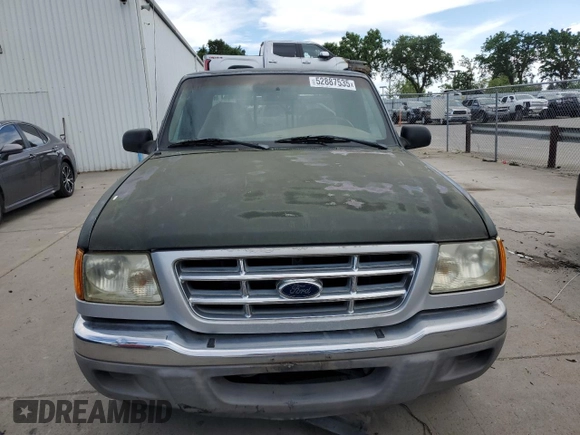 2001 Ford Ranger XLT Appearance with VIN 1FTYR14EX1PB55314, listed as a Copart auction lot 52887535 with 102,270 mi miles and Salvage Title. Bid and sale history available at DreamBid. Image 5.