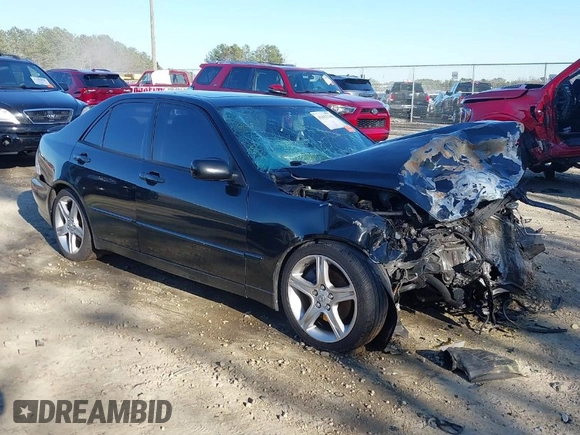 2005 Lexus IS 300 Sport with VIN JTHBD192750101114, listed as a IAAI auction lot 41652768 with Not Provided miles. Bid and sale history available at carsss.com. Image 1.