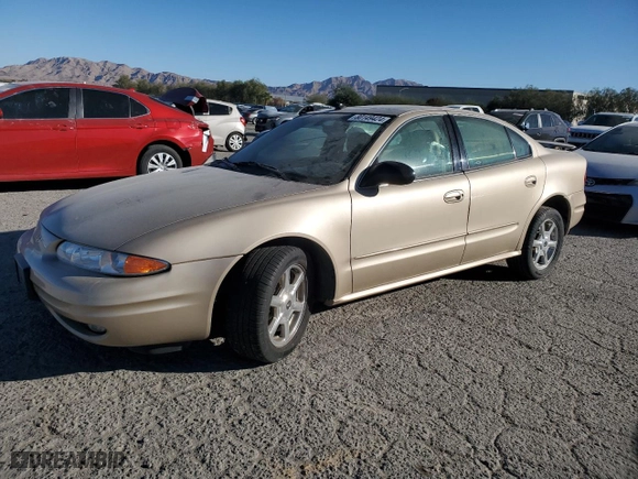 2004 Oldsmobile Alero GLS with VIN 1G3NF52E54C141855, listed as a Copart auction lot 80149424 with 163,577 mi miles and Salvage Title. Bid and sale history available at carsss.com. Image 1.