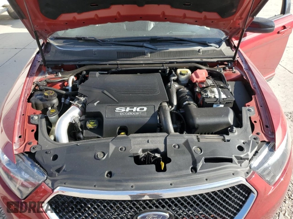 2014 Ford Taurus SHO with VIN 1FAHP2KT9EG115170, listed as a Copart auction lot 61203645 with 106,740 mi miles and Salvage title. Bid and sale history available at DreamBid. Image 11.