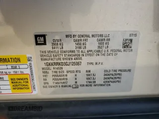 2016 GMC Acadia SLT with VIN 1GKKRRKD3GJ125067, listed as a Copart auction lot 77224404 with 77,670 mi miles and Salvage Title. Bid and sale history available at carsss.com. Image 13.