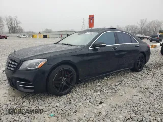 2018 Mercedes-Benz S 560 with VIN WDDUG8GB7JA402912, listed as a Copart auction lot 43578855 with 139,267 mi miles and Clean Title. Bid and sale history available at carsss.com. Image 1.