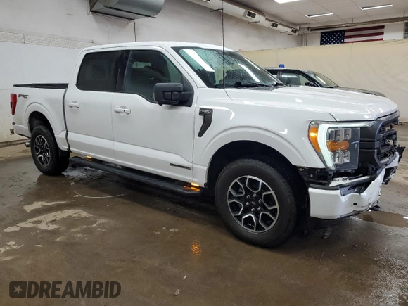 2021 Ford F-150 XL with VIN 1FTFW1ED7MFD04438, listed as a Copart auction lot 85334054 with 105,795 mi miles and Non Repairable. Bid and sale history available at carsss.com. Image 4.