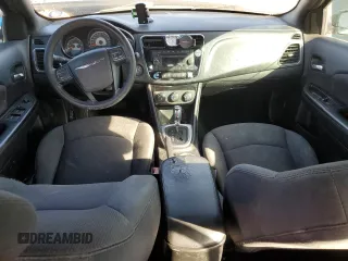 2013 Chrysler 200 LX with VIN 1C3CCBAG2DN767423, listed as a Copart auction lot 87715355 with 145,956 mi miles and Salvage Title. Bid and sale history available at carsss.com. Image 8.