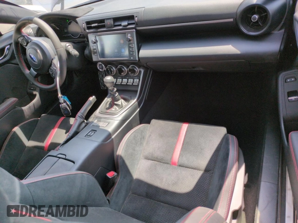 2024 Subaru BRZ Limited with VIN JF1ZDBE15R9701365, listed as a Copart auction lot 47562875 with 558 mi miles and Salvage title. Bid and sale history available at DreamBid. Image 8.