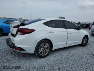 2019 Hyundai Elantra SEL with VIN 5NPD84LF9KH489053, listed as a Copart auction lot 49928235 with 98,358 mi miles and Salvage Title. Bid and sale history available at carsss.com. Image 3.