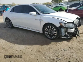 2017 Lincoln Continental Select with VIN 1LN6L9SK1H5637624, listed as a Copart auction lot 77758454 with 67,308 mi miles and Salvage Title. Bid and sale history available at carsss.com. Image 4.
