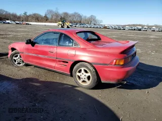 1991 Toyota MR2 z VIN JT2SW21M2M0004747, wystawiony jako Copart lot #50550035 z przebiegiem 219 019 mil mil oraz Czysty tytuł • Clean title. Historia ofert i sprzedaży dostępna na DreamBid. Obrazek 2.