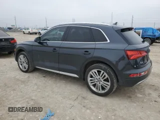 2018 Audi Q5 Premium Plus with VIN WA1BNAFY4J2208198, listed as a Copart auction lot 47483275 with 82,091 mi miles and Salvage Title. Bid and sale history available at DreamBid. Image 2.