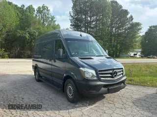 2018 Mercedes-Benz Sprinter Cargo Worker with VIN WD3PE7CDXJP632434, listed as a Copart auction lot 54715465 with 121,212 mi miles and Clean Title. Bid and sale history available at carsss.com. Image 1.