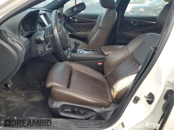 2017 Infiniti Q50 3.0t Signature Edition with VIN JN1EV7ARXHM833082, listed as a Copart auction lot 42779385 with 0 mi miles and Salvage Title. Bid and sale history available at carsss.com. Image 7.