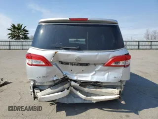 2017 Nissan Quest SV with VIN JN8AE2KP4H9167582, listed as a Copart auction lot 45763295 with 125,020 mi miles and Salvage Title. Bid and sale history available at carsss.com. Image 6.