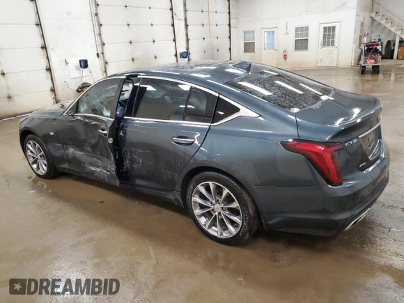 2022 Cadillac CT5 Premium Luxury z VIN 1G6DT5RK1N0121138, wystawiony jako Copart lot #47370475 z przebiegiem 68 567 mil mil oraz Szkody całkowita. Historia ofert i sprzedaży dostępna na DreamBid. Obrazek 2.