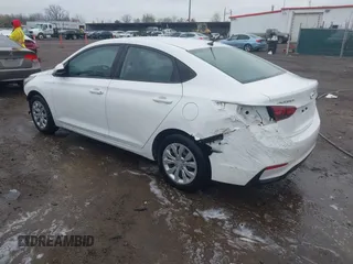 2021 Hyundai Accent SE with VIN 3KPC24A62ME150643, listed as a IAAI auction lot 41979286 with 46,307 mi miles. Bid and sale history available at carsss.com. Image 3.