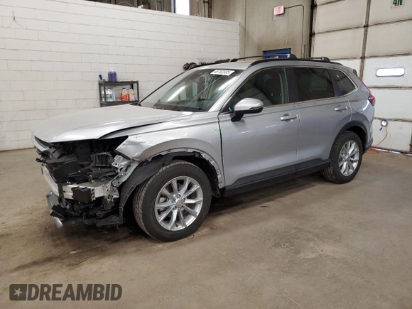 2025 Honda CR-V EX with VIN 2HKRS4H42SH436063, listed as a Copart auction lot 48762585 with 6,254 mi miles and Salvage Title. Bid and sale history available at DreamBid. Image 1.