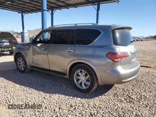 2013 Infiniti QX56 with VIN JN8AZ2NE8D9041878, listed as a Copart auction lot 81520064 with 138,103 mi miles and Clean Title. Bid and sale history available at carsss.com. Image 2.