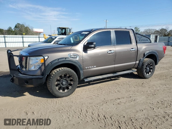 2017 Nissan Titan SV z VIN 1N6AA1EJ0HN538458, wystawiony jako Copart lot #47475775 z przebiegiem 139 224 mil mil oraz Szkoda całkowita • Salvage title. Historia ofert i sprzedaży dostępna na DreamBid. Obrazek 1.