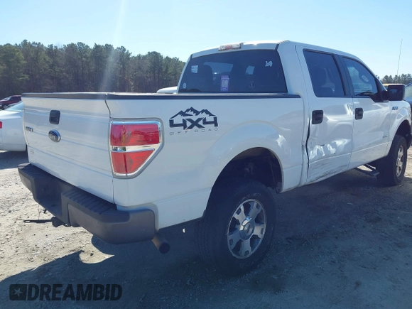 2013 Ford F-150 XL with VIN 1FTFW1ET7DKF33281, listed as a IAAI auction lot 41740736 with 205,677 mi miles. Bid and sale history available at carsss.com. Image 4.